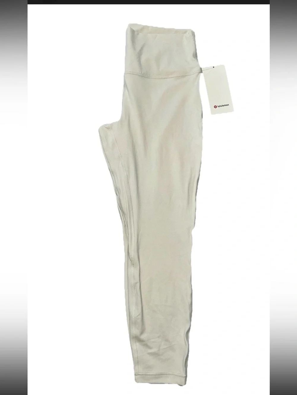 NWT*LULULEMON*SIZE 12*ALIGN HIGH RISE 25”LENGTH PANT*AUTHENTIC*BONE/IVORY*$98